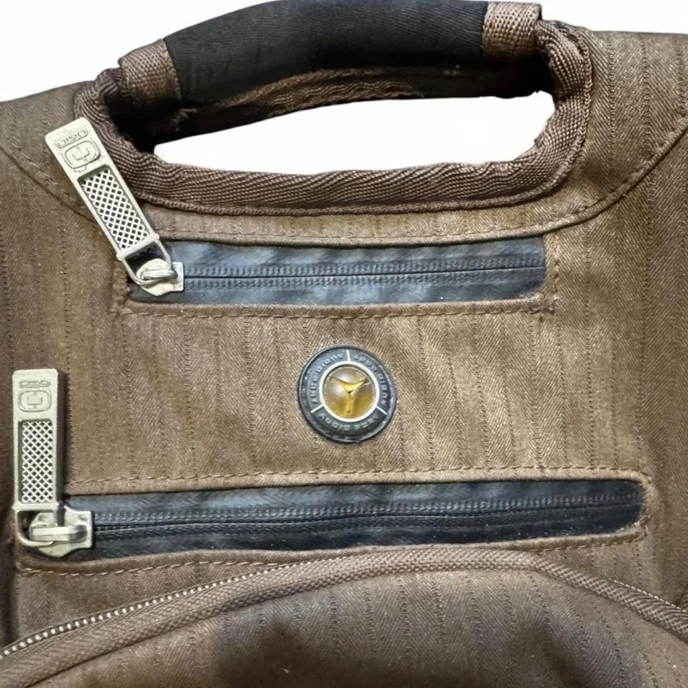 OGIO Tan/Brown Men's Travel Backpack with Multiple Compartments